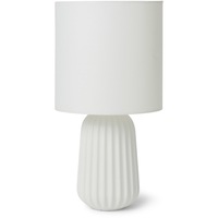 Mirabella Maia White Ceramic Table Lamp 