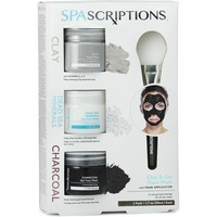 Spascriptions Clay, Dead Sea Minerals and Charcoal Mask Pack
