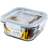 Wiltshire Glass Food Container Square 800ml