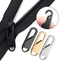 12 Pcs Zipper Slider Puller Zipper Repair Kit Removable Zipper Pull Tabs For Clothing-4 Color