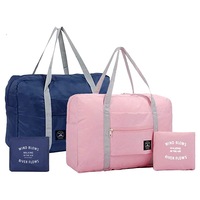 2 Pack Foldable Travel Duffel Bag Tote Carry On Luggage Sport Duffle