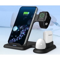 3 in 1 10W Fast Charger Wireless Charger Stand with Night Light