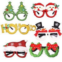 6pcs Christmas ornaments for adults and children Christmas glasses frame