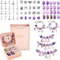 DIY Beaded Bracelet Set with Storage Box Christmas Gift for Teen Girls Age 6-12