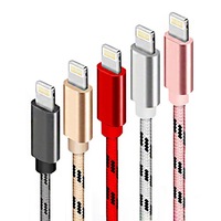 Five Pack of Braided Universal Cables for iPad or iPhone