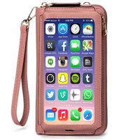 Multi-function RFID crossbody Phone Wallet with Credit Card Slots
