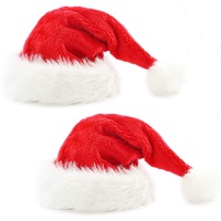 Plush Christmas hats Christmas ornaments suitable for adults and children
