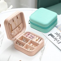 Travel Portable Jewelry Case for Ring Pendant Earring Necklace Organizer Storage