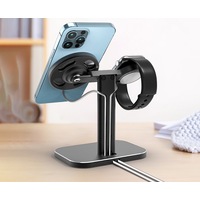 Two-in-one MagSafe stand iwatch and Apple 12-Black