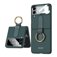 Ultra-Thin Folding Screen with Ring Phone Case for Galaxy Z Flip 3
