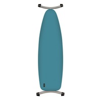 Luxe Laundry Metallic Teal Extra Large Ironing Board Cover Padded Thick Felt Cotton Fitted