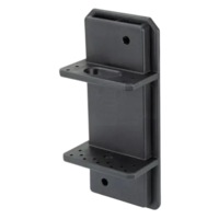 Knife And Plier Holder Black Plastic Including Mount Hardware