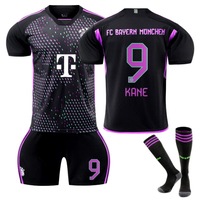 Nevenka Bayern Away Jersey KANE #9 Soccer Jersey Kids Adult 3-Pieces Jersey Kits