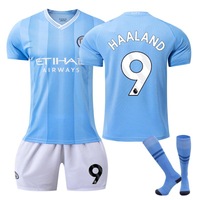 Nevenka Manchester City Home WS Jersey HAALAND #9 Soccer Jersey Kids Adult 3Pcs Jersey Kits