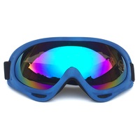 Nevenka Ski Goggles with Wind Dust UV 400 Protection for Teens Kids Adults-BlueFrame/Color