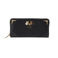 Nevenka Women Sailor Moon Luna Leather Zipper Wallet Clutch Organizer
