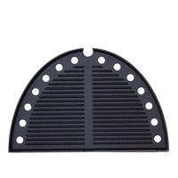 Ziegler & Brown Portable Grill Reversible Half Hotplate (Suits Single Burner)