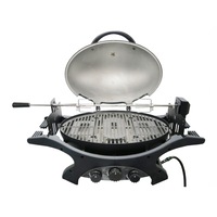 Ziggy Rotisserie suits Twin & Triple Ziggy Classic BBQ (Motor sold separately)