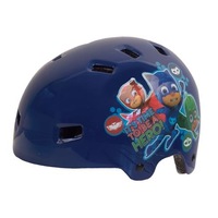 PJ Masks Kid's Bike Helmet T35 - Size 50-54cm - Licensed Blue