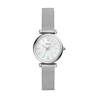 Fossil Carlie Mini Ladies Watch ES4432 Stainless Steel 3 Hands Silver 796483396999