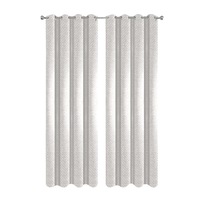 Anyhouz 150cm Curtain Beige Modern Waffle Plaid for Living Room Bedroom Dining Balcony Luxury Window Drapes