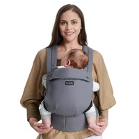 Toddly SnuggleFlow Baby Carrier Ergonomic Design with Hip Seat