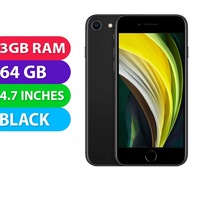 Apple iPhone SE 2020 2nd Gen 64GB Black (Excellent Grade)