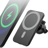 Magnetic Wireless car Charger Mount/Holder with magsafe Compatible with iPhone 13/13 Pro/12 Pro Max/13 Mini 12/12 Pro/12 Pro Max/12 Mini, Fast Charging,Rotate 360 Degree