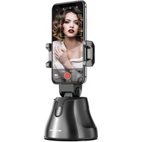 Selfie Stick Tripod 360�Rotation Auto Smart Face & Object Tracking Cell Phone Tripod Holder for Video Recording, Work with Tripod for iPhone Android