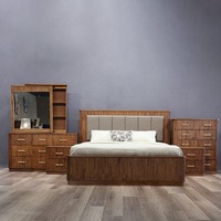 Bristol 4 Pcs Bedroom Suite Mindi Oak
