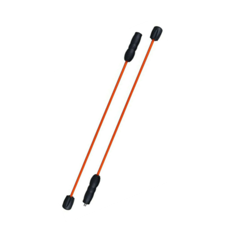 Multi-Function Training Stick Fitness Elastic Rod Exercise Flexi-bar Red - 5.2ft