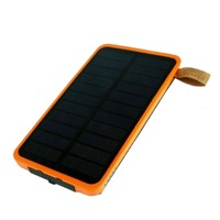 Portable Solar Charger Dual USB External Battery Power Bank Waterproof - 300000mAh