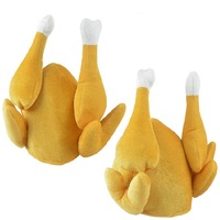 Roasted Christmas Gift Thanksgiving Men Turkey Hat Funny Costume