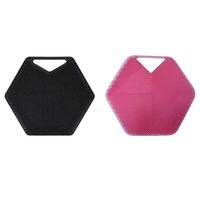 Silicone Shower Brush Foot Back Body Scrubber Massager Pad Exfoliating Brush Mat