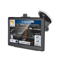 Touch Screen GPS Navigation Map Free Upgrade POI Voice Guidance - 7in