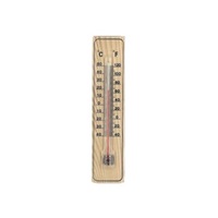 Wooden Wall Thermometer Hanging Home Garden Garage Glass Scale Indoor Outdoor