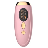 IPL Freezing Point Laser Hair Removal Device-Painless Hair Removal for Men and Women Laser Hair Removal Device-Household Hair Removal Device-Suitable for Face-Body-Pink