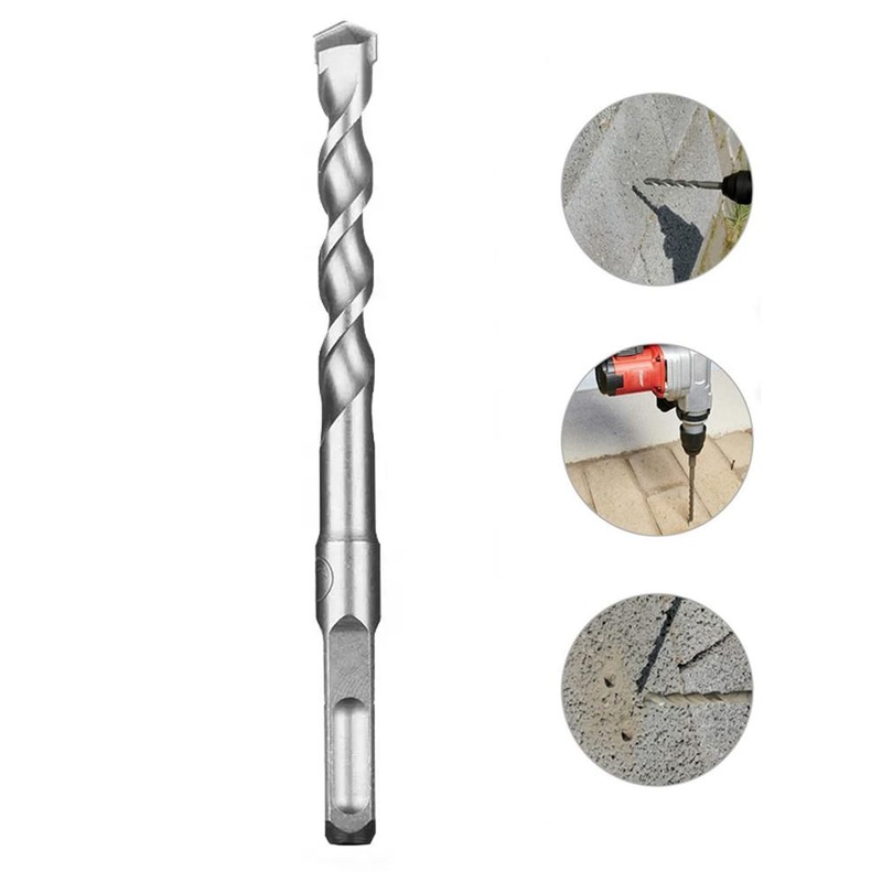 Four Pit Drill Bits, 6mm 8mm Rotary Hammer Drill Bit 200mm Long, Hammer Drilling Tool for Concrete, Stone,Granite,Brick and Masonry Four Pit Drill bit Unbranded Australia