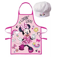 Awesome Disney Minnie Mouse Kids Apron and Chef Hat