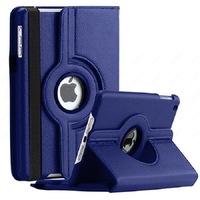 For Apple iPad 10th Gen Cover, iPad 10 Generation 10.9 inch 2022 Leather Smart 360 Rotate Flip Stand Case Cover (Navy Blue)