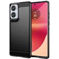 For Motorola Moto Edge 50 Fusion Case Shockproof Heavy Duty Rugged Anti Knock Back Cover (Black)