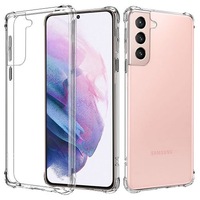 For Samsung Galaxy S21+ /S21 Plus Crystal Clear Case Shockproof Tough Air Cushion Gel Clear Transparent Heavy Duty Case Cover