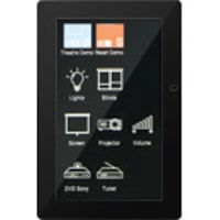 Programmable Universal 4.3" Touchscreen Wallplate - Black