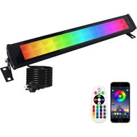 50W RGB LED Light Bar - APP Control, Bluetooth, Waterproof - Christmas, Wedding, Stage Lighting