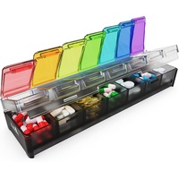 7 Day Pill Organiser with Labels for Medicine and Supplements