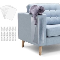 Cat Scratch Protection Tape - 10 Pack, 17x12 in, Clear Double Sided 