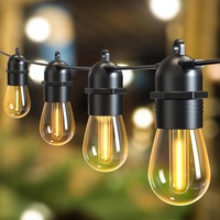 Outdoor String Lights 16M IP65 Waterproof 15+1 S14 LED Bulb