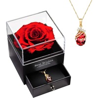 Women's Eternal Rose Necklace