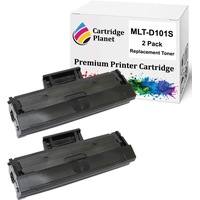 2-Pack Compatible Toner Cartridge for Samsung MLT-D101S MLTD101S SU698A (1,500 Pages) for Samsung ML2160 ML2164 ML2165 ML2165W SCX3400 SCX3405F SCX3405FW SF760P