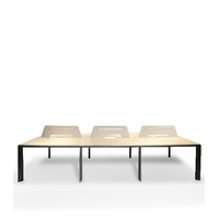 ZES Double Side Economic Customized Office Workstations For 6 Persons